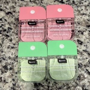 Watermelon and Cucumber Mint Hand Sanitizer Set